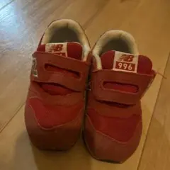 New Balance 996 レッド キッズシューズ