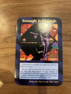 Enough is Enough シングル1枚 イルミナティカード Enough is Enough シングル1枚 イルミナティカード - メルカリ