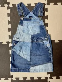 GAP キッズ　デニムジャンバースカート 110cm