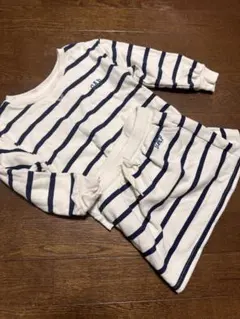 【セットアップ！美品】GAP ストライプ トレーナー　スカート　100cm