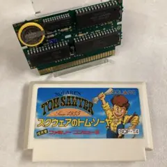 【電池交換済み】スクウェアのトムソーヤ ファミコン