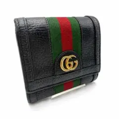 グッチ 二つ折り財布 オフィディア GGロゴ マーモント シェリーライン