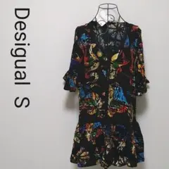 デシグアル Desigual 五分袖チュニックワンピース