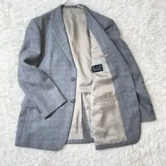 a.v.v HOMME テーラードジャケット AB4 グレー チェック ウールのサムネイル