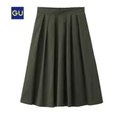 GU　スカート　カーキ　イージーチノスカート　Lサイズ
