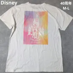Disney　ディズニーリゾート 40周年ドリームゴーラウンド　Tシャツ M-Lのサムネイル