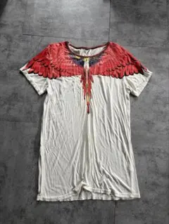 MARCELO BURLON フェザープリント Tシャツ ホワイトのサムネイル