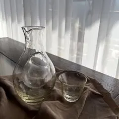 冷酒用ガラス容器&お猪口