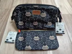 NEKOTTO 猫柄ポーチセット２点セット