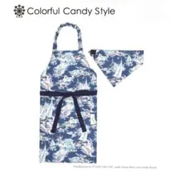 新品☆LAURA ASHLEYローラアシュレ エプロンと三角巾 100-120