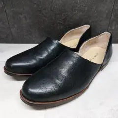 美品 GROWNATURALLY スポックシューズ 36 黒 栃木レザー - メルカリ