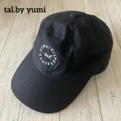 最終価格 しまむら tal.by yumi ロゴ刺繍 キャップ ブラック
