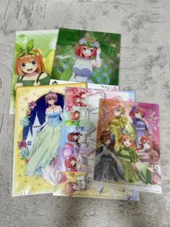 【未開封】五等分の花嫁 クリアファイル 下敷きセット
