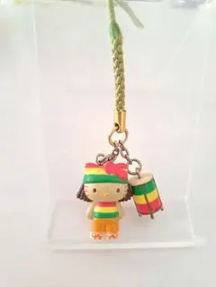 【COFFEE VERSION】ハローキティ 根付け ストラップ　レゲエ
