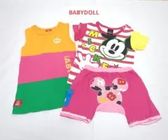 BABYDOLL ミッキー柄 90サイズ 女の子