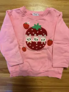 Miki Hou イチゴウサギ トレーナー 110cm