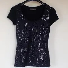 CECIL McBEE トップス カットソー  スパンコール