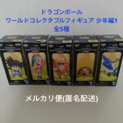 ドラゴンボール ワールドコレクタブルフィギュア 少年編1 全5種