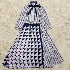 みりん様専用　極美品　グレースクラス　コンビツイルプリント　セットアップ