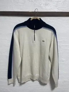 ラコステ LACOSTE メイド・イン・フランス・フロントボーダーセーター