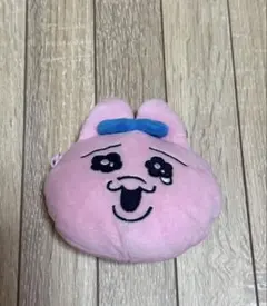 カラビナ付きミニポーチキーホルダー　おぱんちゅうさぎ