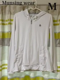 レディース マンシングウェア Munsing wear パーカー M 白 長袖