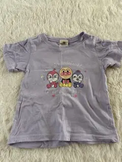 アンパンマン Tシャツ サイズ100 ラベンダー