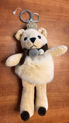 ★新品未使用★くまのぬいぐるみキーホルダー