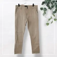 【モノマート】メンズ　チノパン(XL)テーパードパンツ　カジュアル