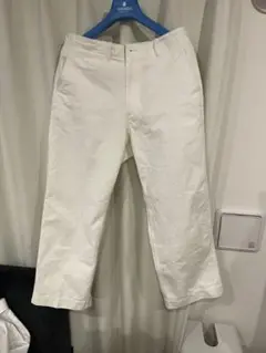ビームス　ホワイト　チノパン