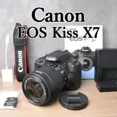 美品❣️ショット数1350回 Canon EOS Kiss X7⭐️スマホ転送のサムネイル