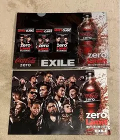 【未使用】EXILE クリアファイル　コカコーラZERO