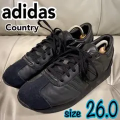 adidas Country アディダス カントリー ブラック 26.0cm - メルカリ