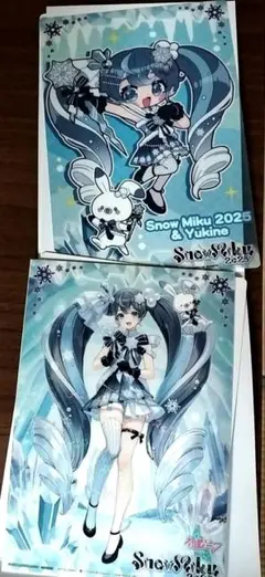 雪ミク2025　クリアビジュアルポスター　初音ミク
