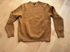 ウォッシャブルストレッチミラノリブクルーネックセーター