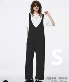 GU カットソーサロペットパンツ　S