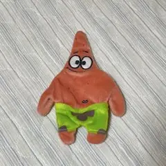パトリック ぬいぐるみポーチ キーホルダー付き