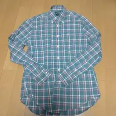 GITMAN BROS. チェック柄 ボタンダウンシャツ