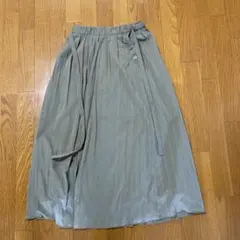 コムサイズム　フレアロングスカート