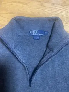 Polo by Ralph Lauren グレー ハーフジップ M
