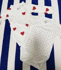 プチバトー　67㎝　ロンパースセット