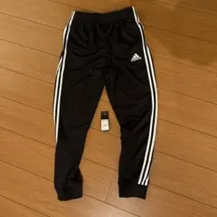 adidas 3本ライン ブラック トレーニングパンツ