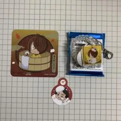 鬼太郎誕生　ゲゲゲの謎　極楽湯コラボ　鬼太郎　水木　キーホルダー　特典コースター