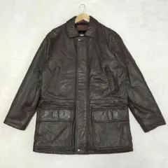 Brooks Brothers レザーコート M ダークブラウン 2026年最新】Brooks Brothers メンズ レザージャケット・ライダースの