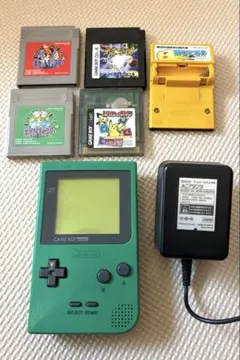 ゲームポケット＋ポケモンソフト5本＋ACアダプタセット！