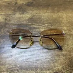 Nicole St Gilles PARIS 度入り眼鏡 色付き 12kgf