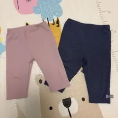 西松屋　7分丈パンツ　2枚セットのサムネイル