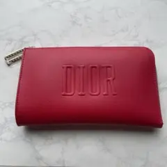 Dior ポーチ レッド　限定　貴重　ノベルティ　赤のサムネイル