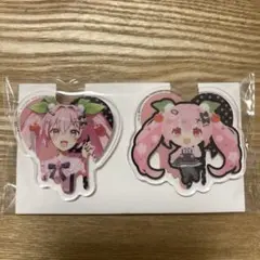 初音ミク 桜ミク タイトーくじ クリアバッジセット