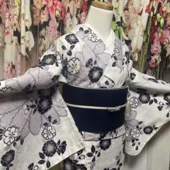 k31⭐️竺仙浴衣⭐️豪華絢爛綺麗華麗美品長さ12m幅38cm 綿100%新品 